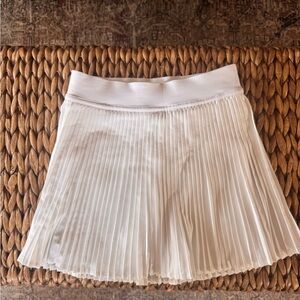 lululemon athletica White Pleated Mini Skirt